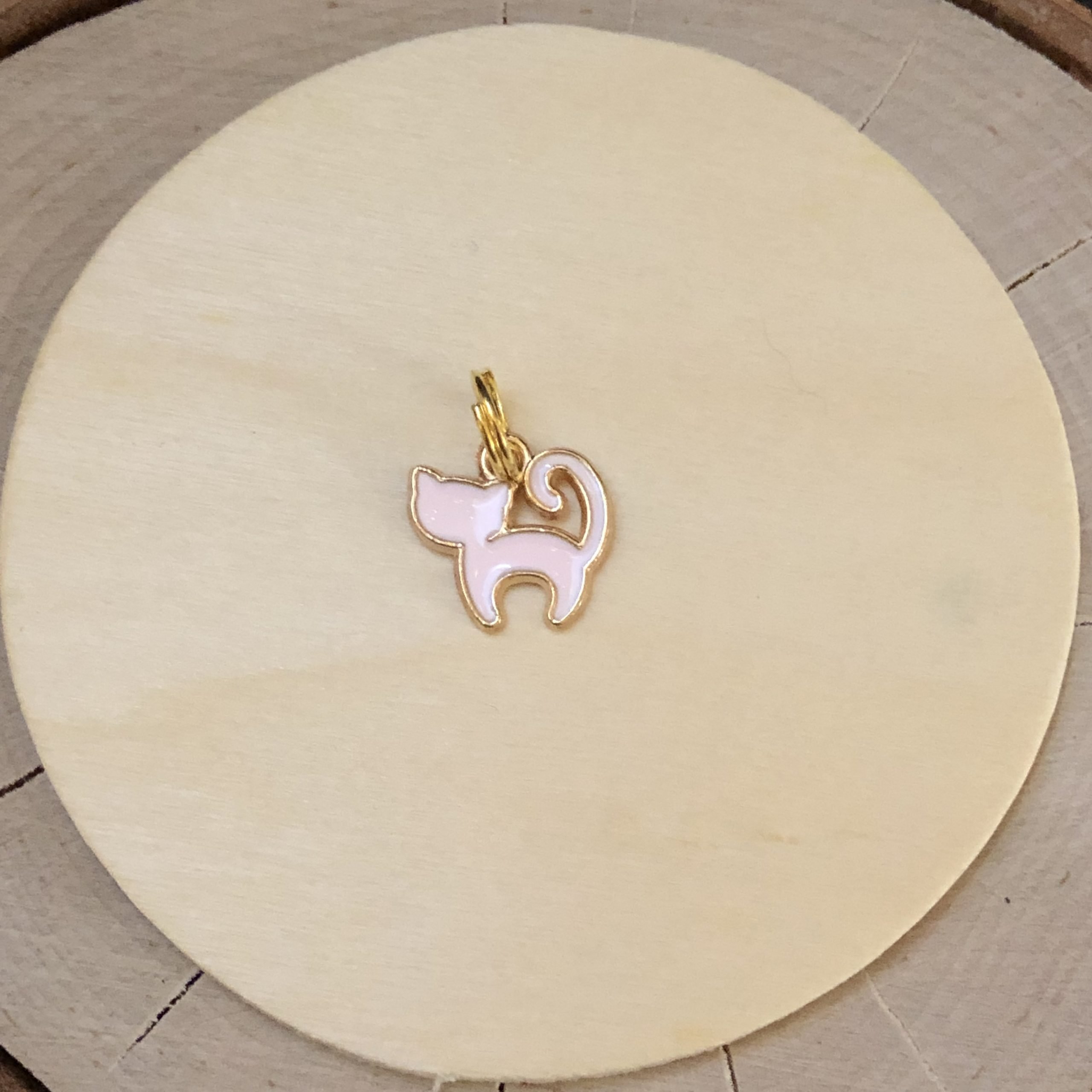 Too Cute Kitty Charm pink