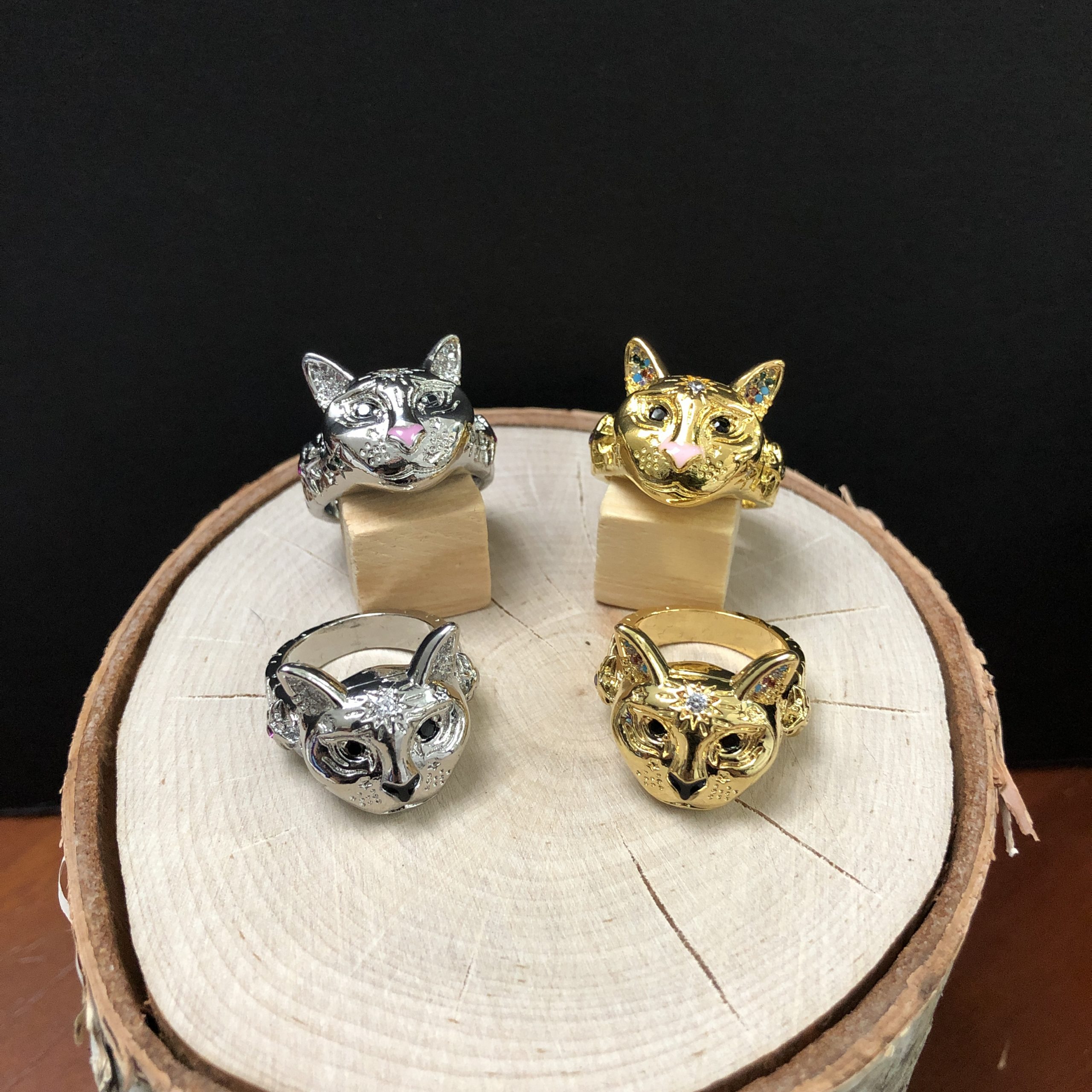 Cosmic Kitty Rings