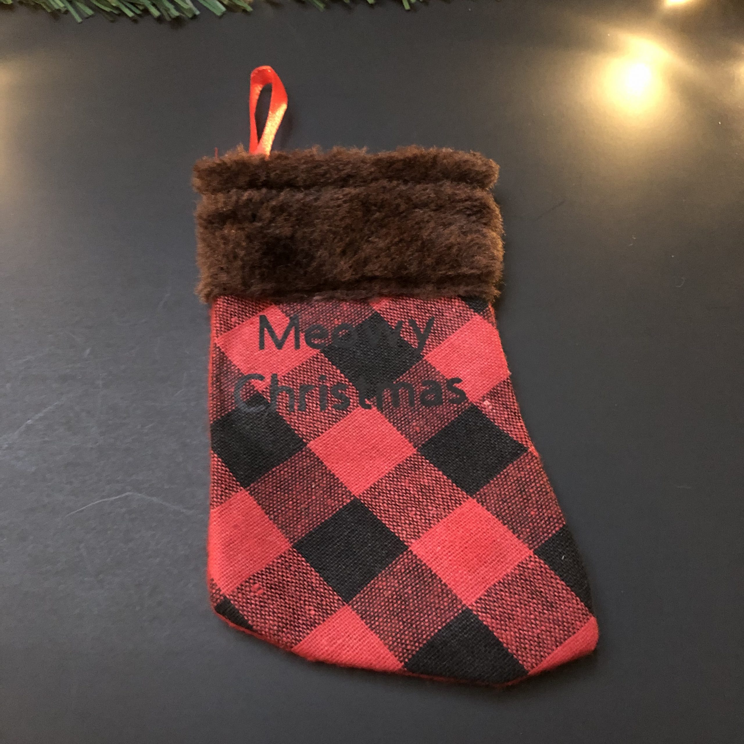 Mini Kitty Christmas stocking