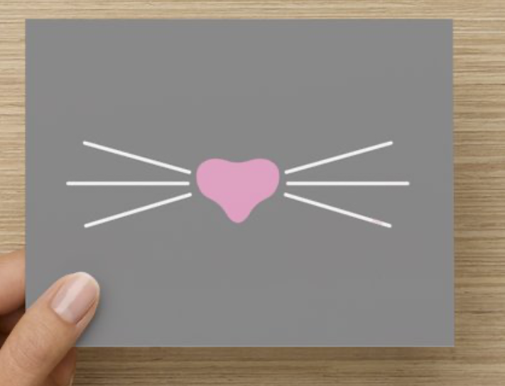 Mister Whiskers Notecards