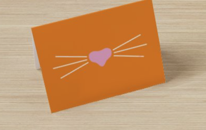 Mister Whiskers Notecards