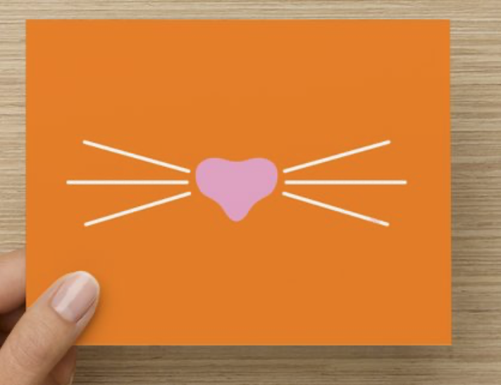 Mister Whiskers Notecards