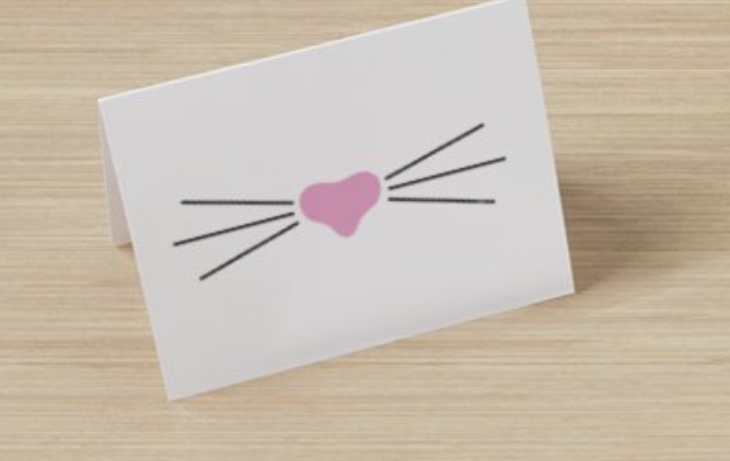 Mister Whiskers Notecards